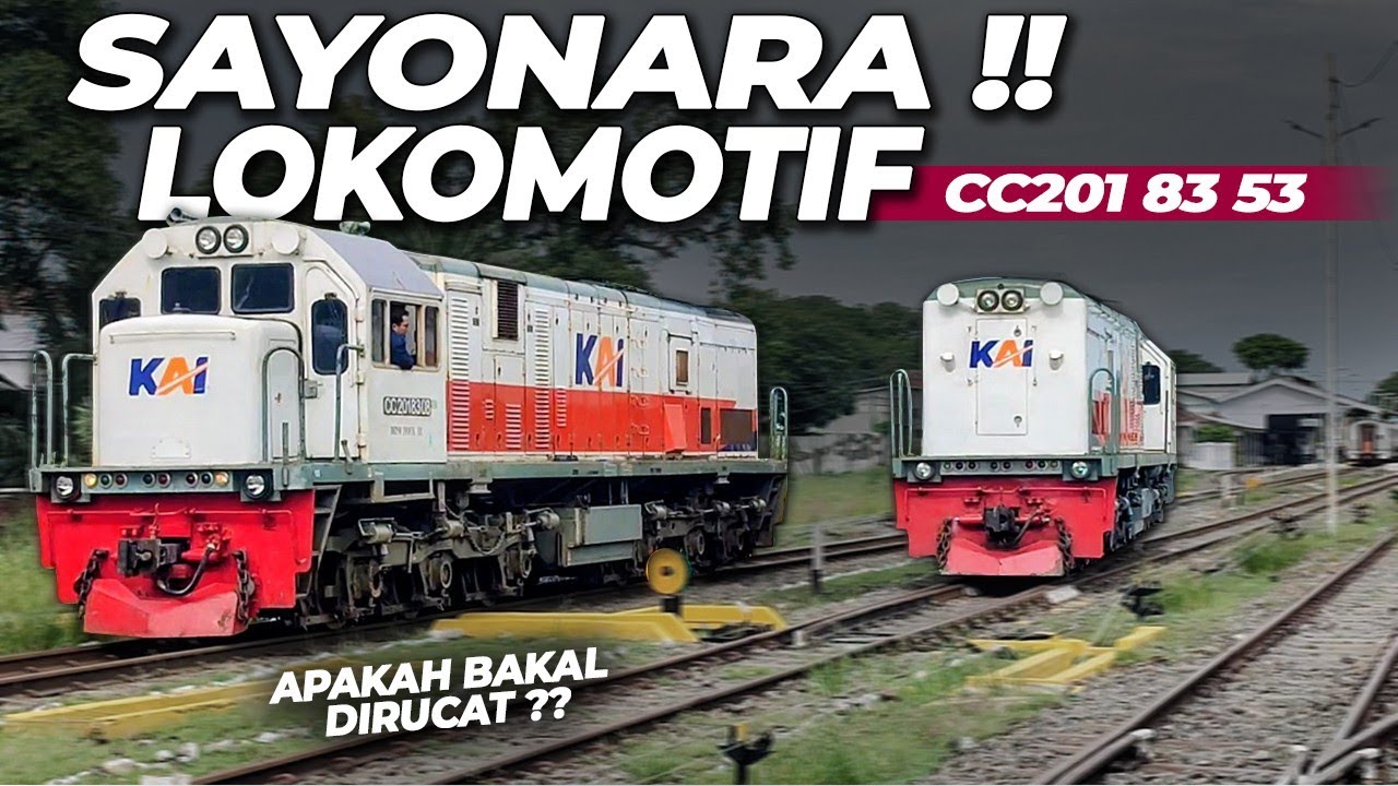 AUTO SIBUK ‼️ MOMEN PENJEMPUTAN LOKOMOTIF EX PLH BLAMBANGAN EKSPRESS 