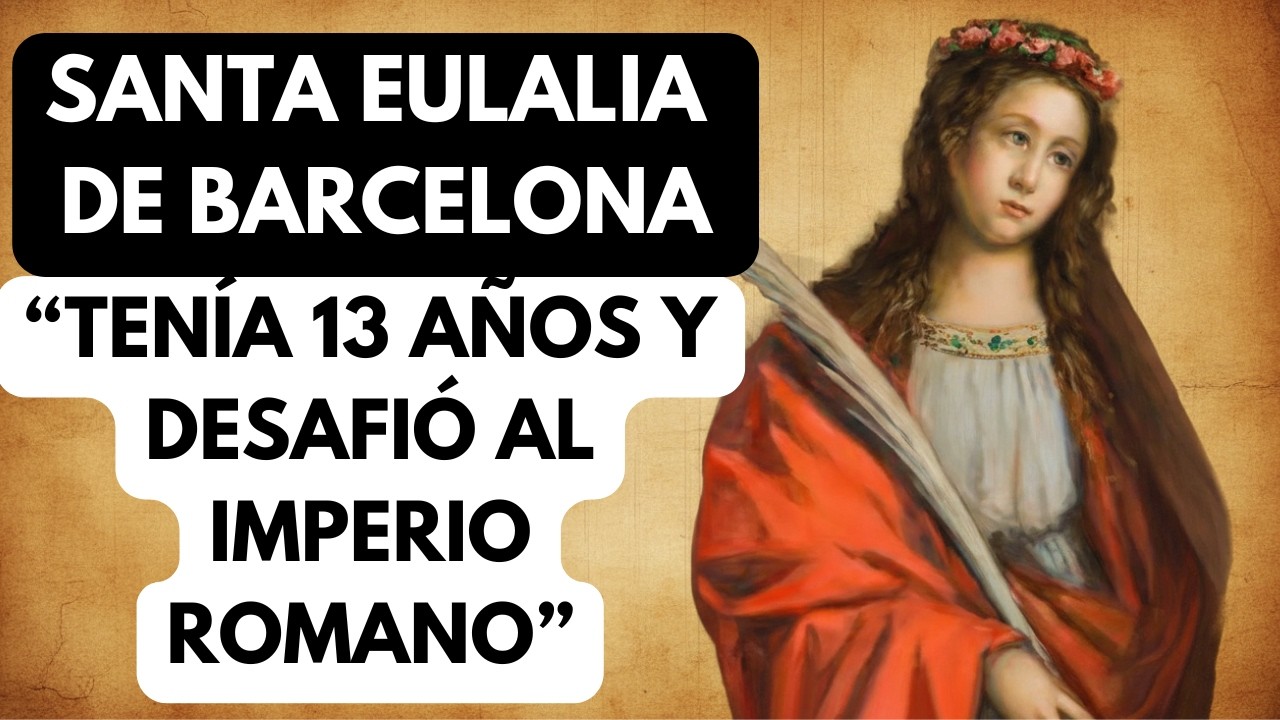 Caminó DESCALZA sobre piedra HELADA | PATRONA de BARCELONA | SANTA EULALIA de Barcelona