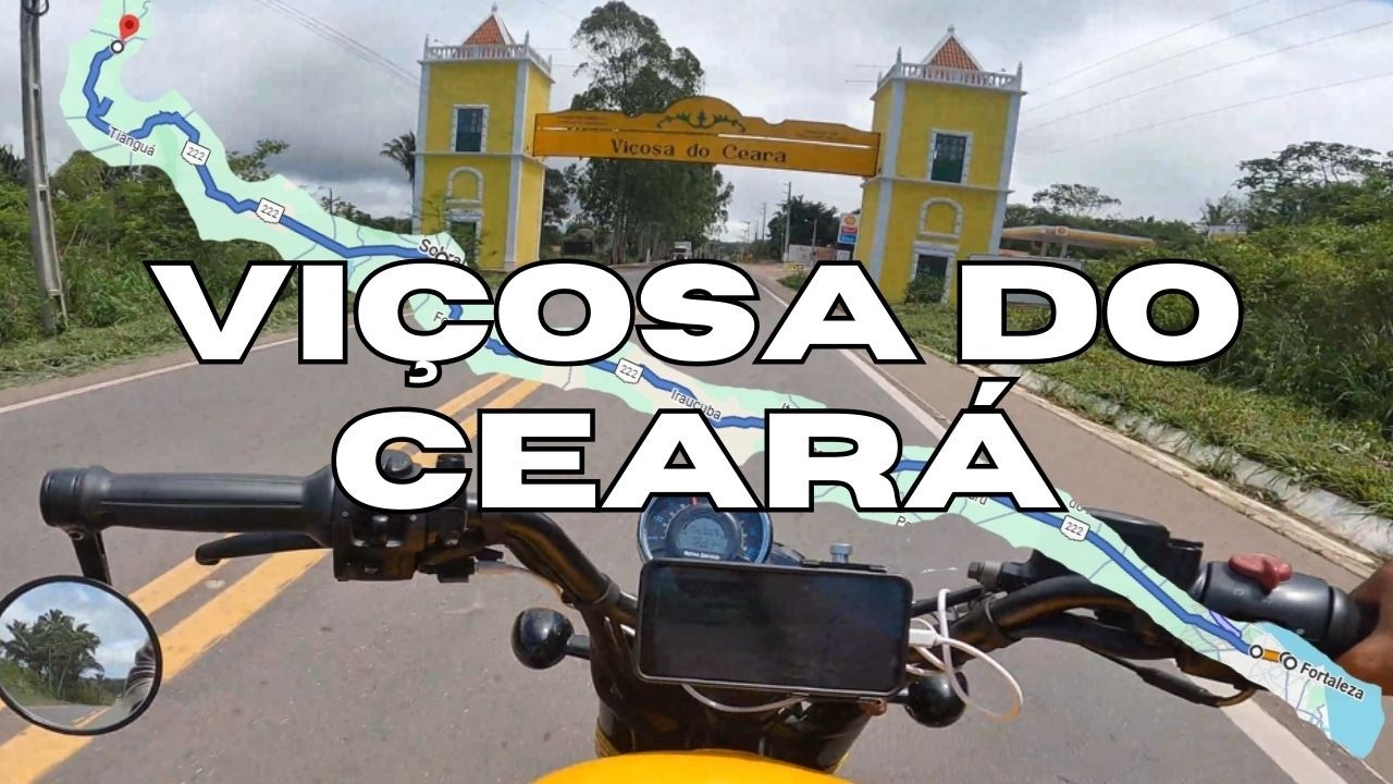 De Fortaleza para Viçosa do Ceará na Meteor 350