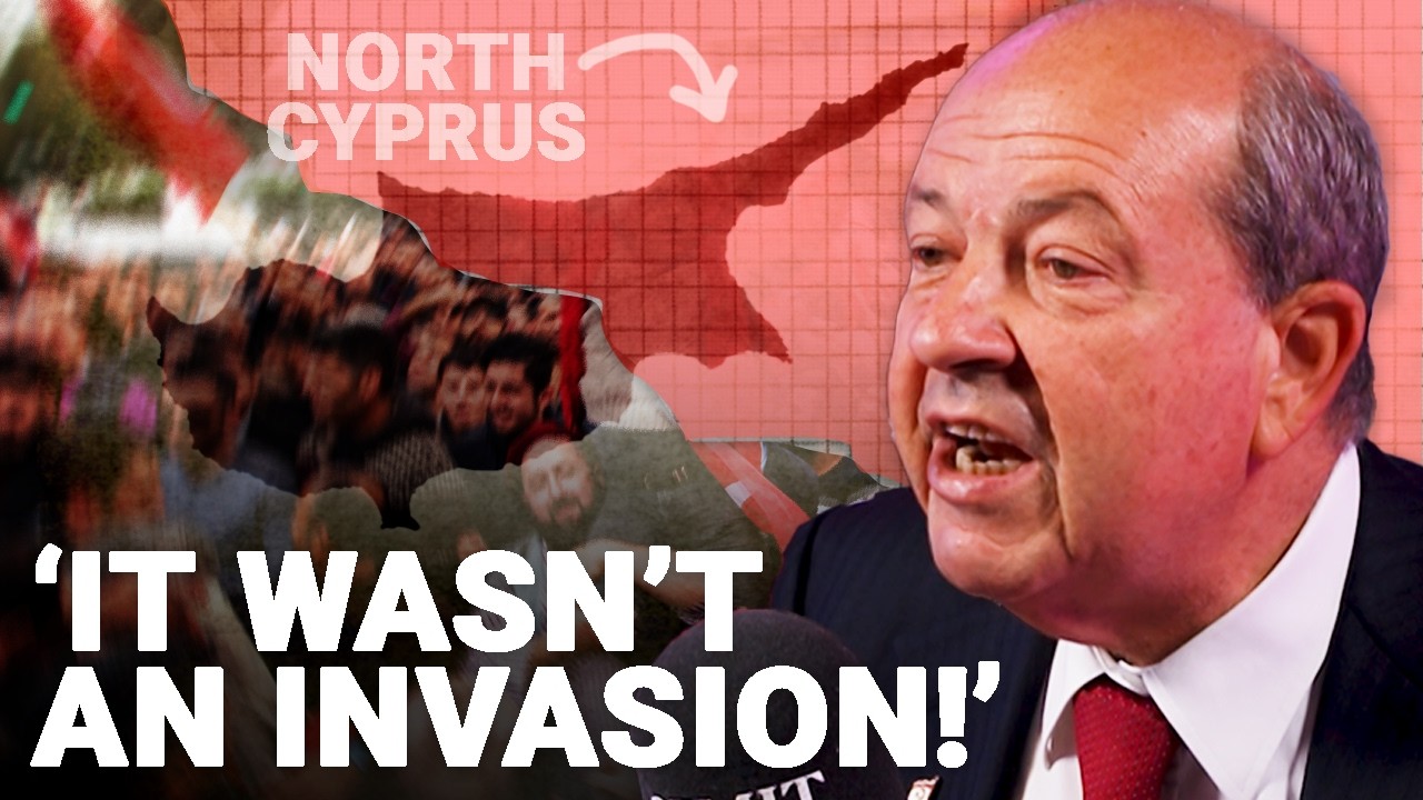 'It wasn't an invasion!' | Ersin Tatar demands embargoes lifted and north Cyprus recognised