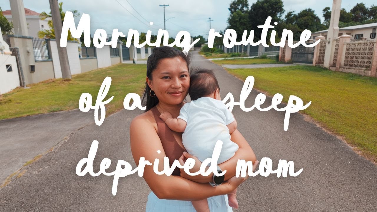 Postpartum Morning Routine with a Newborn Baby