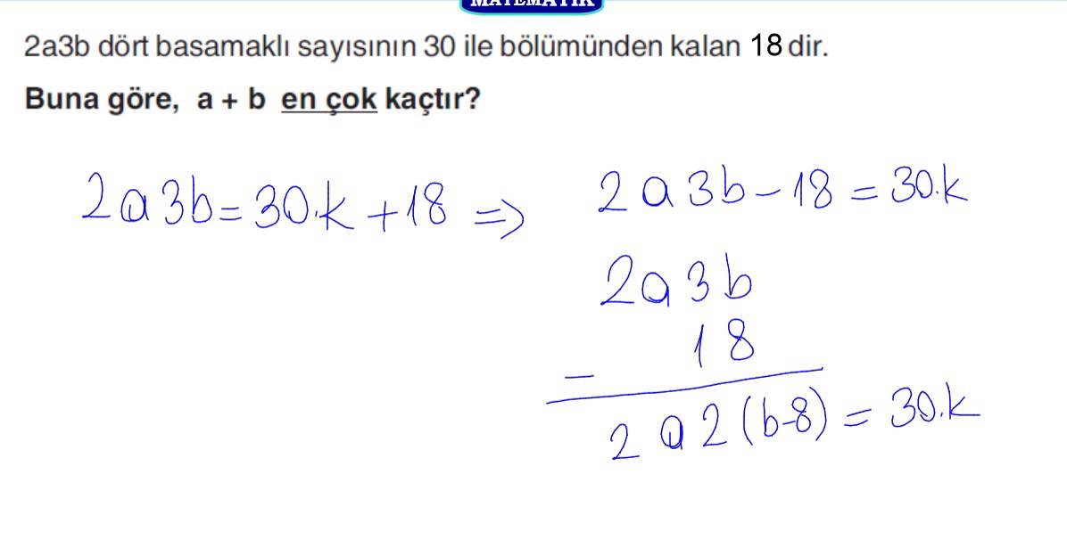 muratatikmatematik.com//güzel bir soru kalanlı bölme bölme