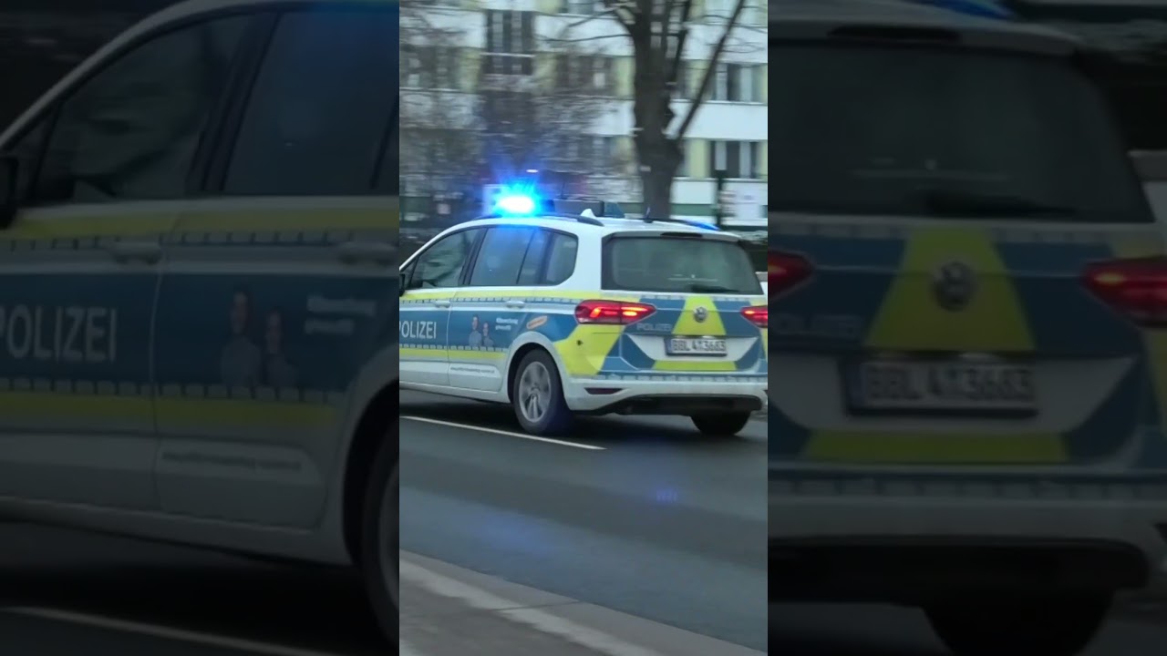 Fustw der Polizei Teltow auf Einsatzfahrt  #einsatz #retter #automobile#police #polizei #blaulicht