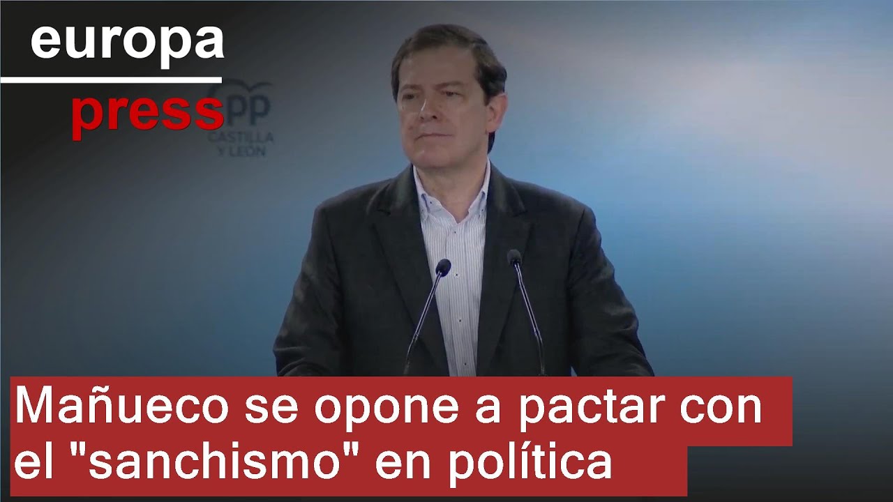 Mañueco rechaza pactar con el 