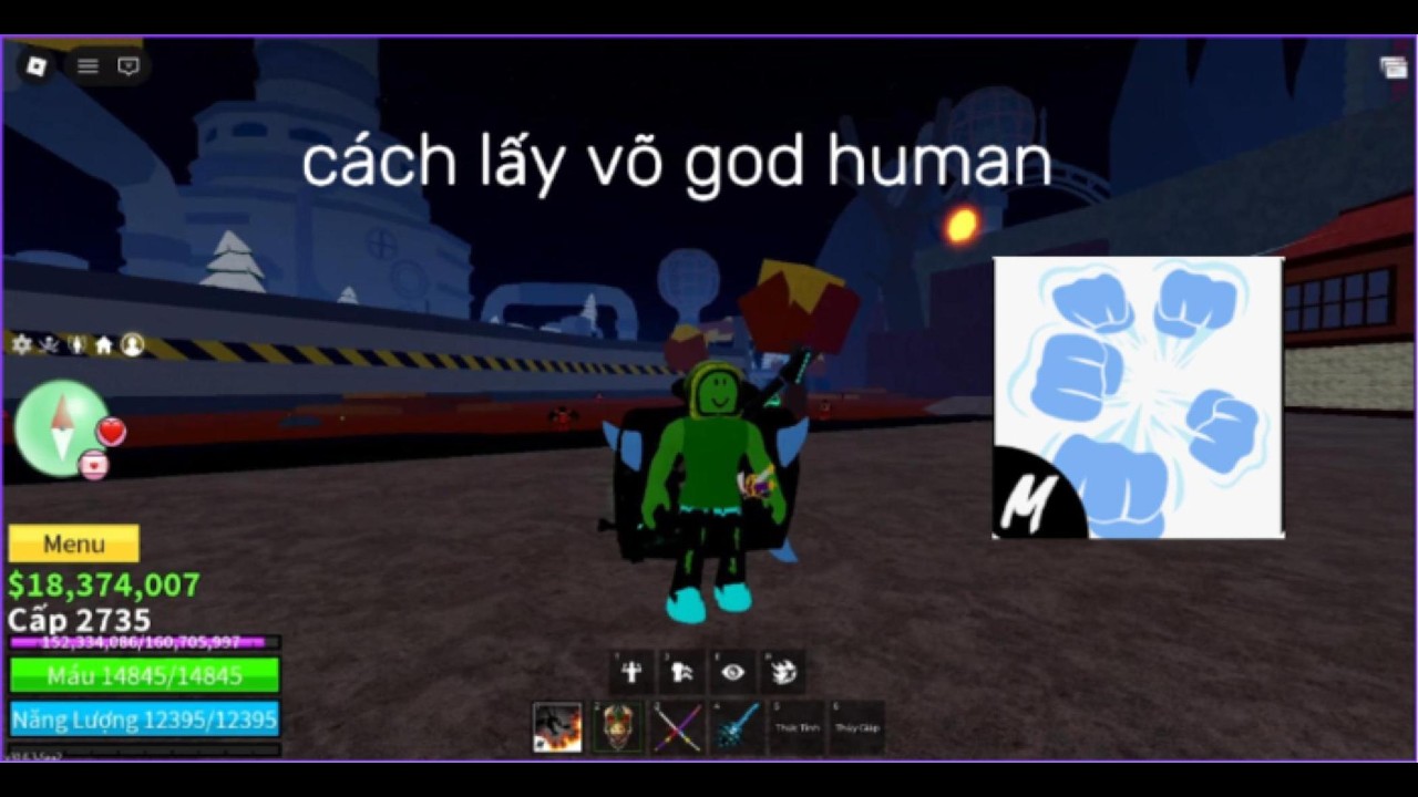 hướng dẫn cách lấy supper human trong blox fruit
