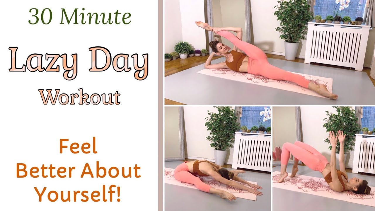 30 MIN LAZY DAY WORKOUT | Gentle Pilates Routine To Boost Your Mood!