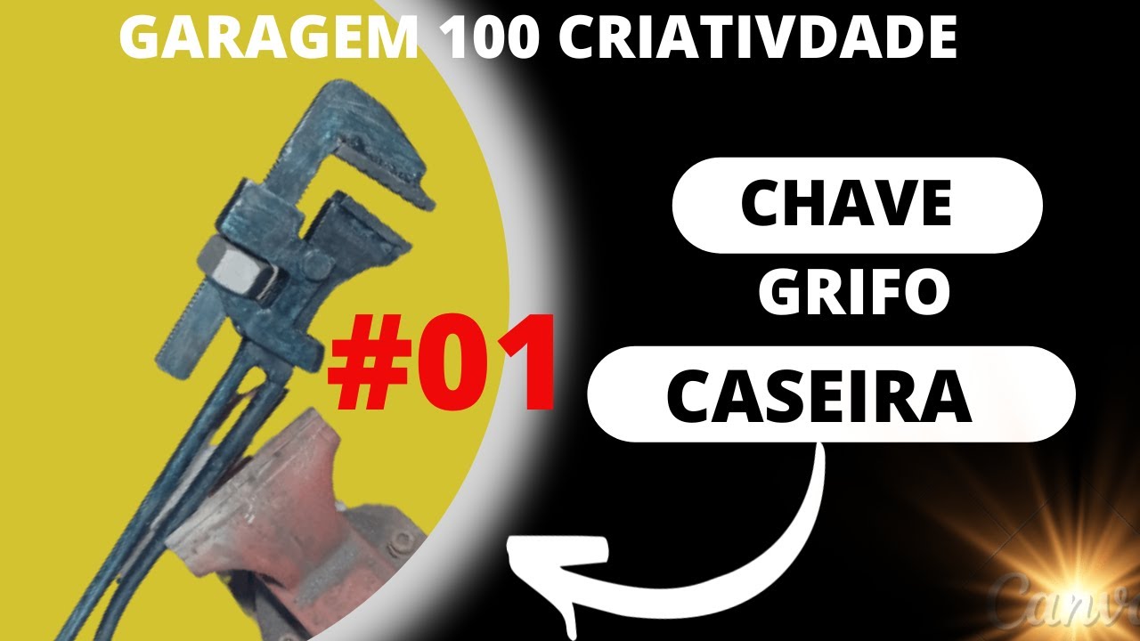 🇧🇷 Projeto parte #01 fabricação Chave Grifo caseira como fazer (homemade tap wrench)