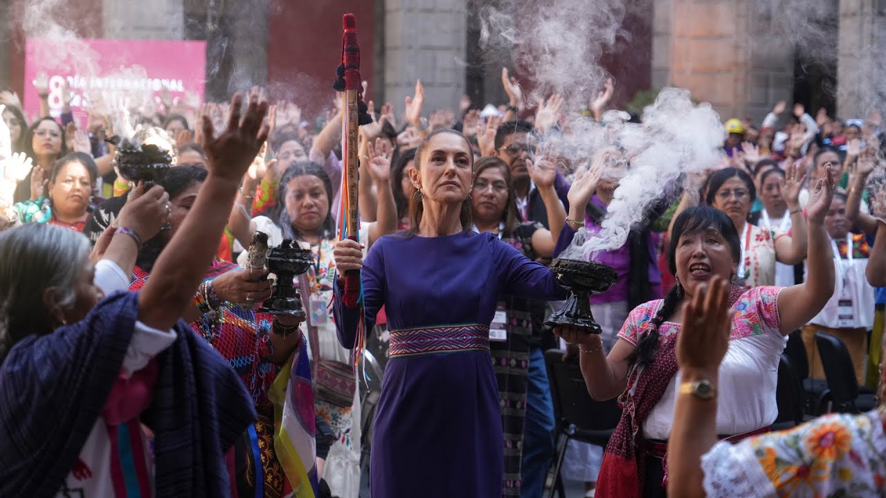 8 de marzo, Día Internacional de las Mujeres. Palacio Nacional