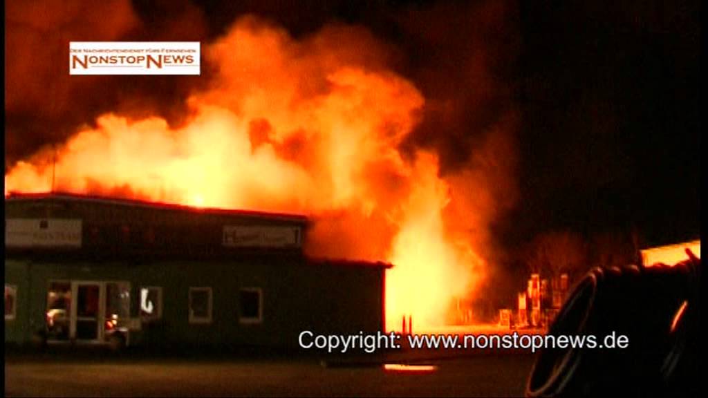 Feuerinferno in Delmenhorst