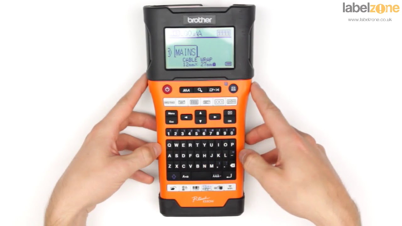 How To: Cable Wrap – Brother P-Touch E550W