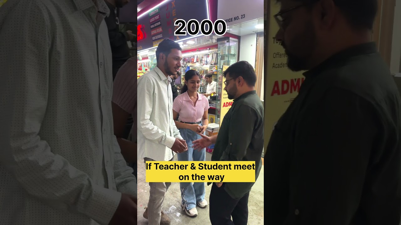 ✨ Old Student-Teacher vs Now Student-Teacher ✨