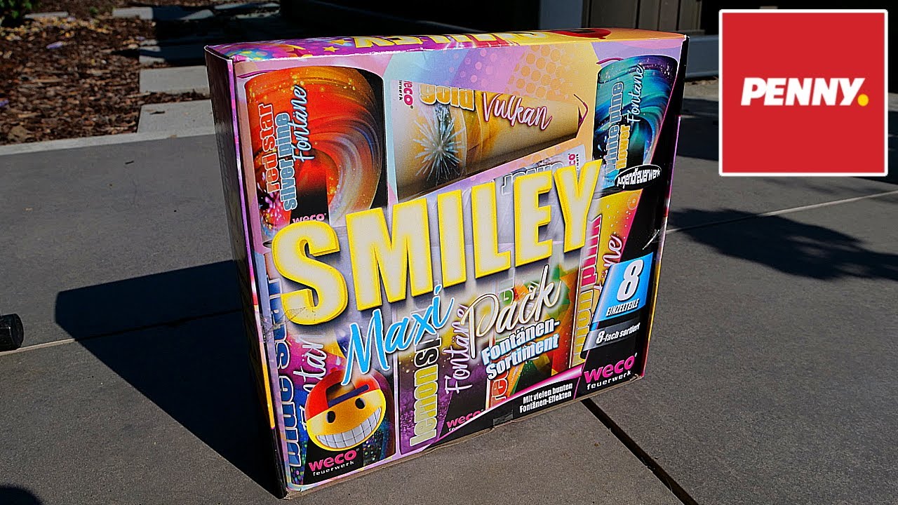 SMILEY MAXI PACK | Penny 7,99€ | Weco Feuerwerk