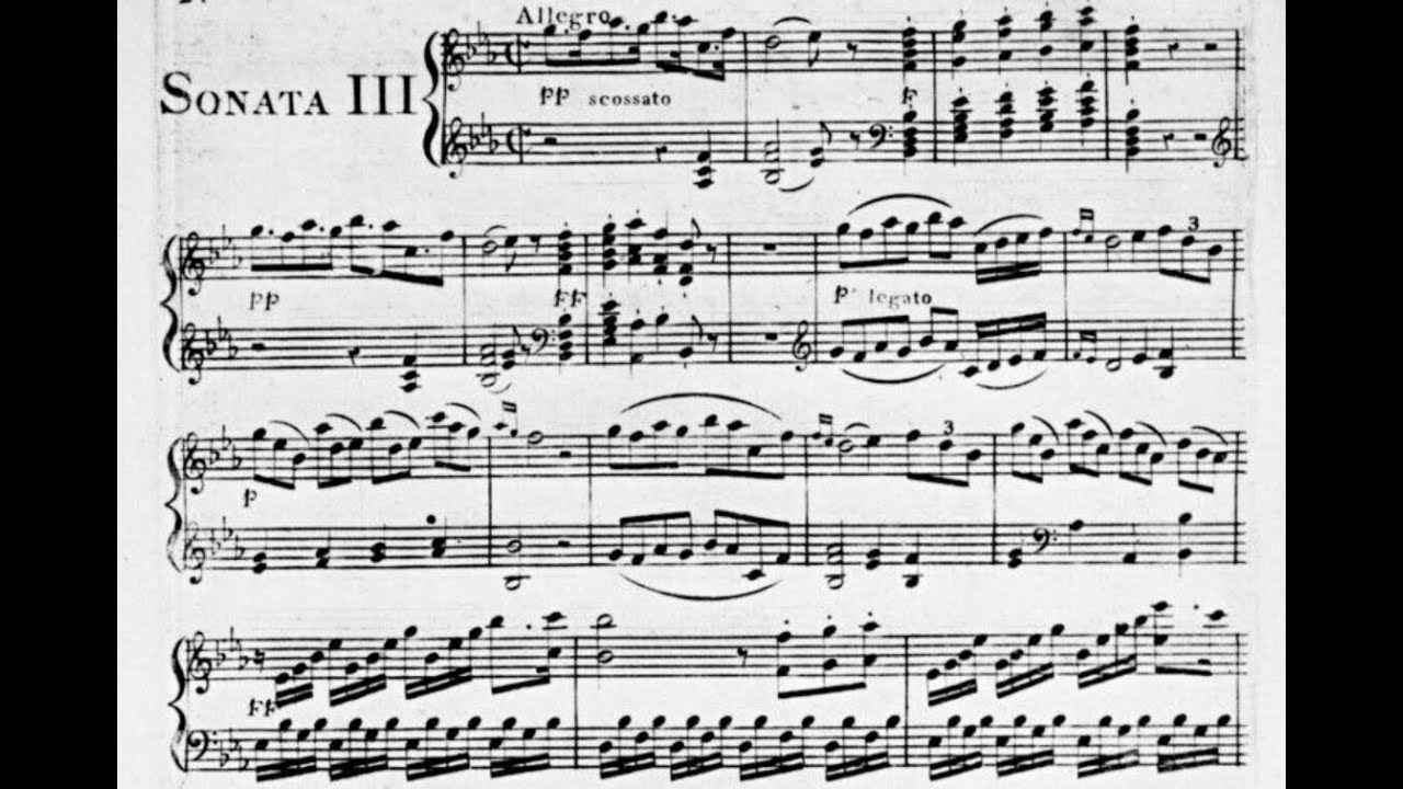 Martin Pierre Dalvimare - Harp Sonata in E-Flat Major, Op.9 No.3