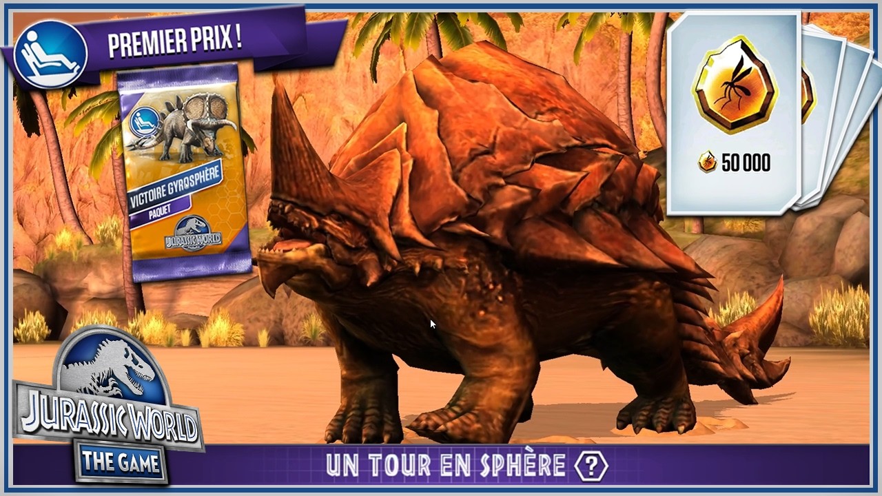 Le MEILLEUR EVENEMENT pour de l'AMBRE : UN TOUR EN SPHERE ! | Gameplay : Jurassic World le Jeu