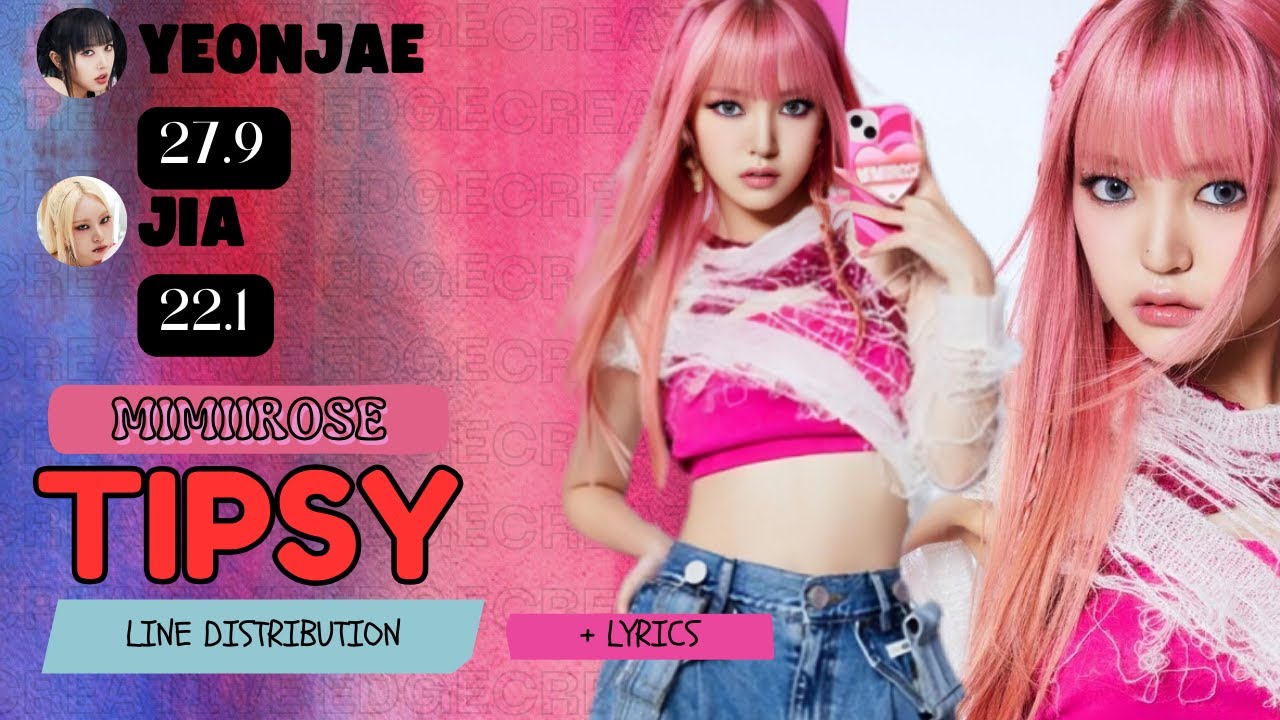 mimiirose – TIPSY | Line Distribution + Lyrics (Requested)