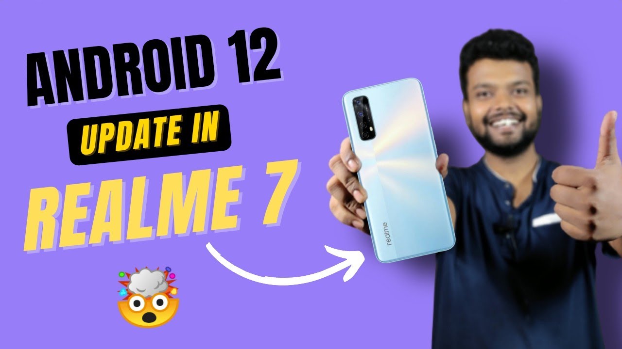 Android 12 Update in REALME 7 🔥 Realme UI 3.0