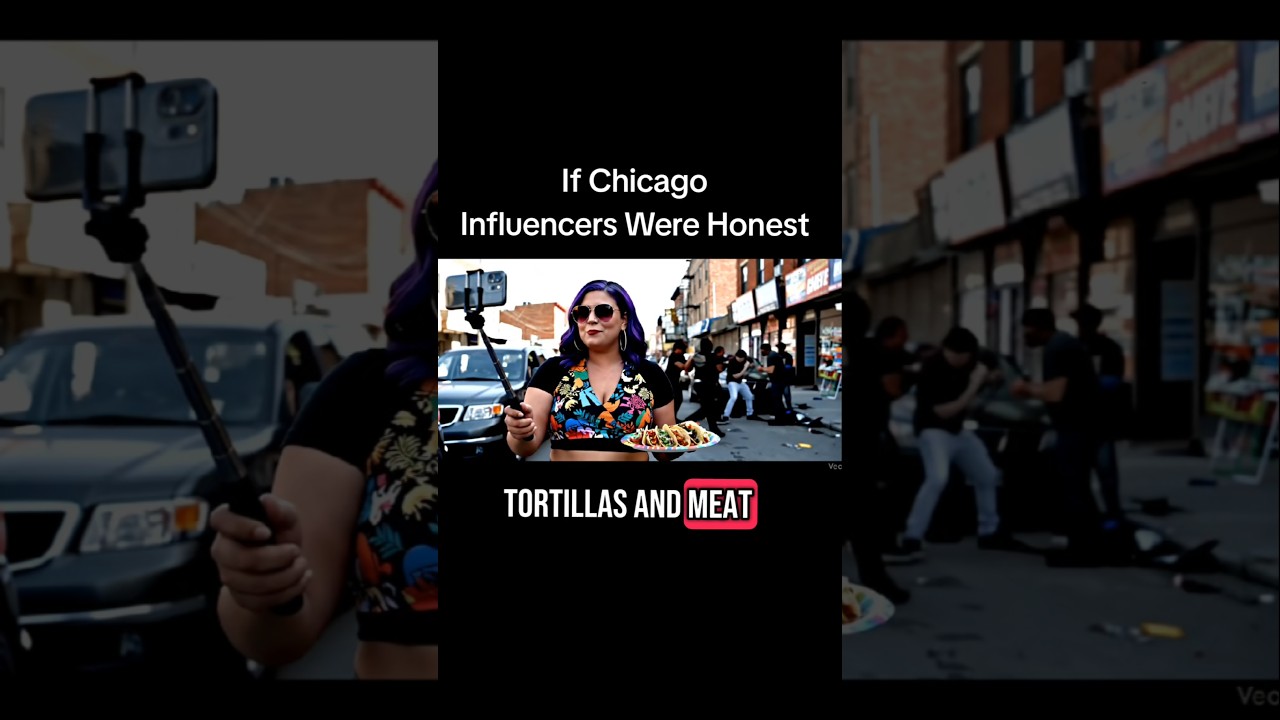 if Chicago influencers were honest, #fypage #fypviral #fyp #chicago #tacos #mexico #influencer