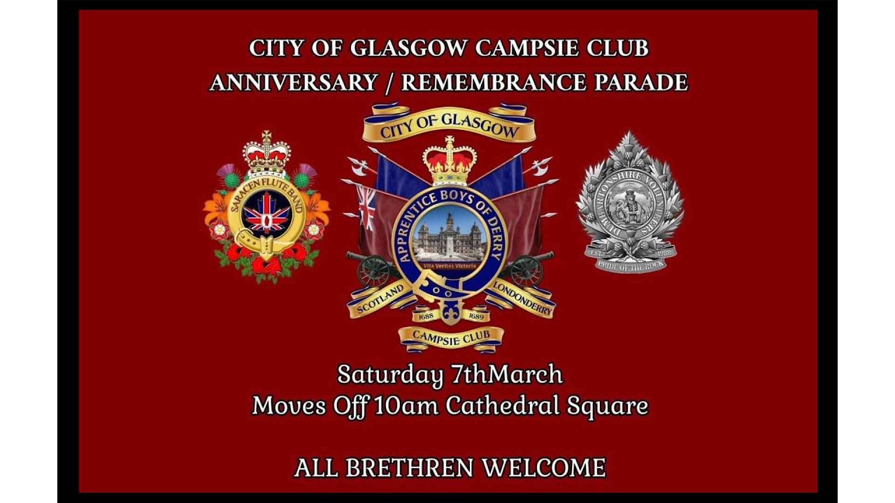 City of Glasgow Campsie Club ABOD Parade - March 2026