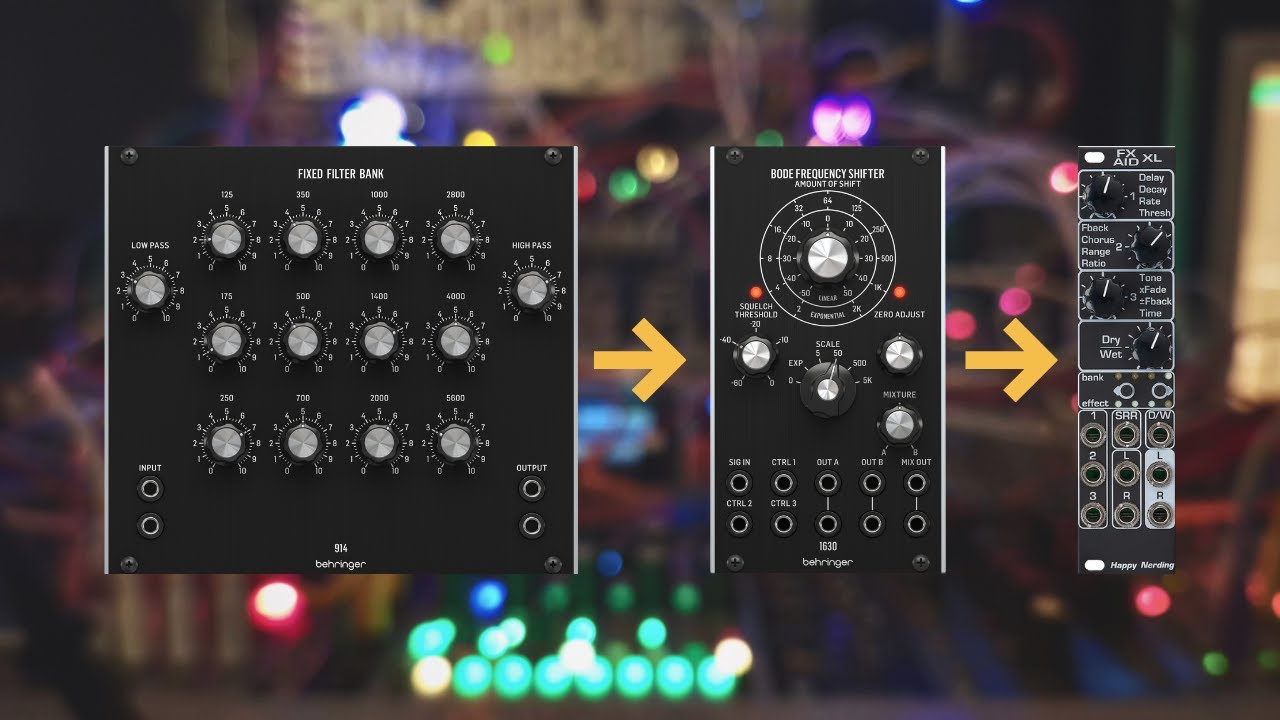 Warm up with the Behringer 914 & 1630 for some simple atmosphere sweeps [Talk & Jam]