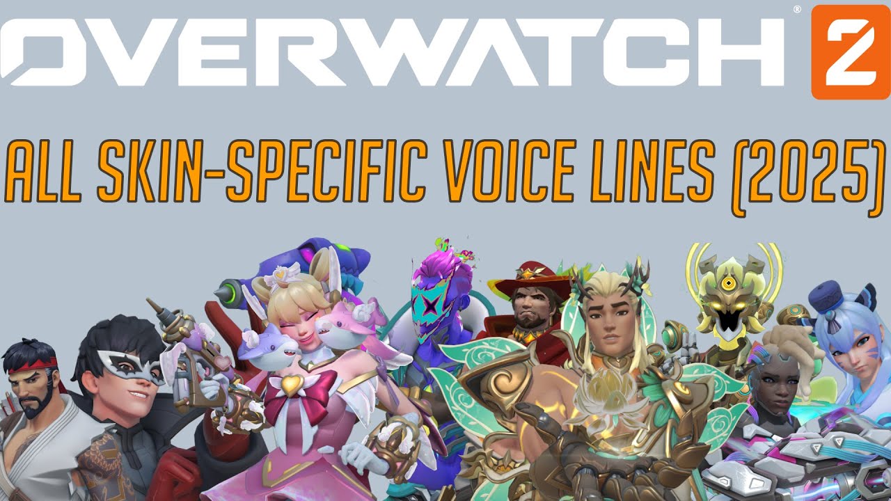 Overwatch - All Skin-Specific Voice Lines (2025)
