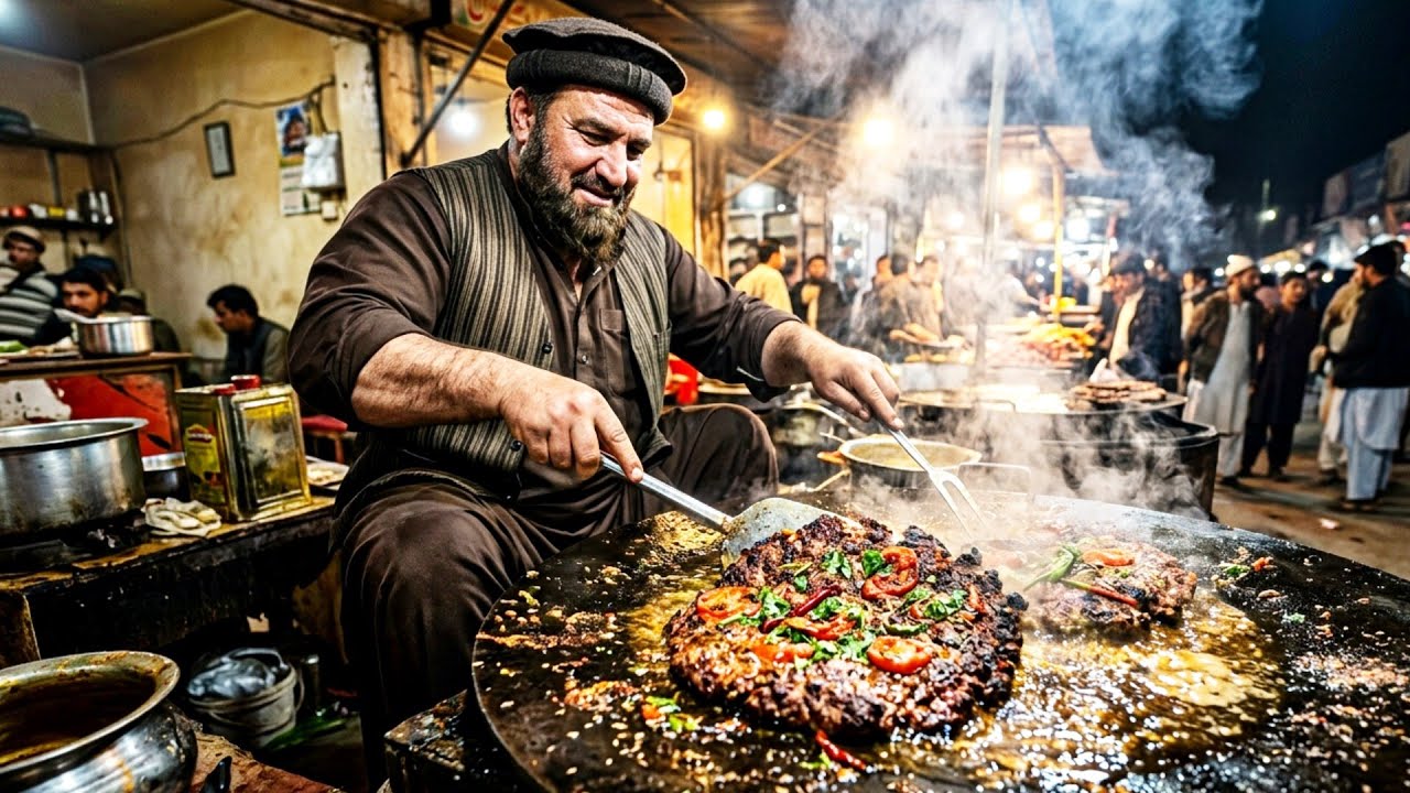 Famous Chapli Kabab of Jalalabad Afghanistan | Real Afghan Street Food (4K)