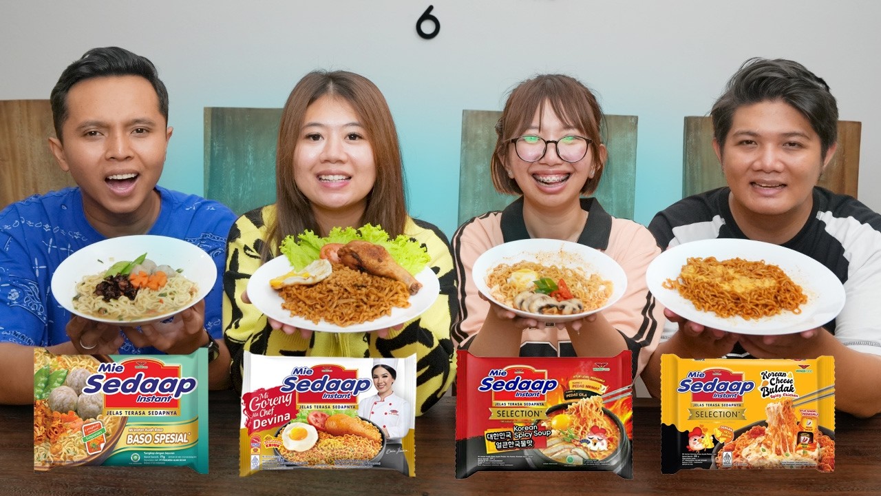 MASAK MENU BUKA PUASA NGIKUTIN GAMBAR MIE DIBUNGKUSNYA!!