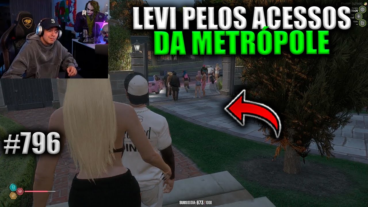 LEVI PELOS ACESSOS DA METRÓPOLE! EP 796
