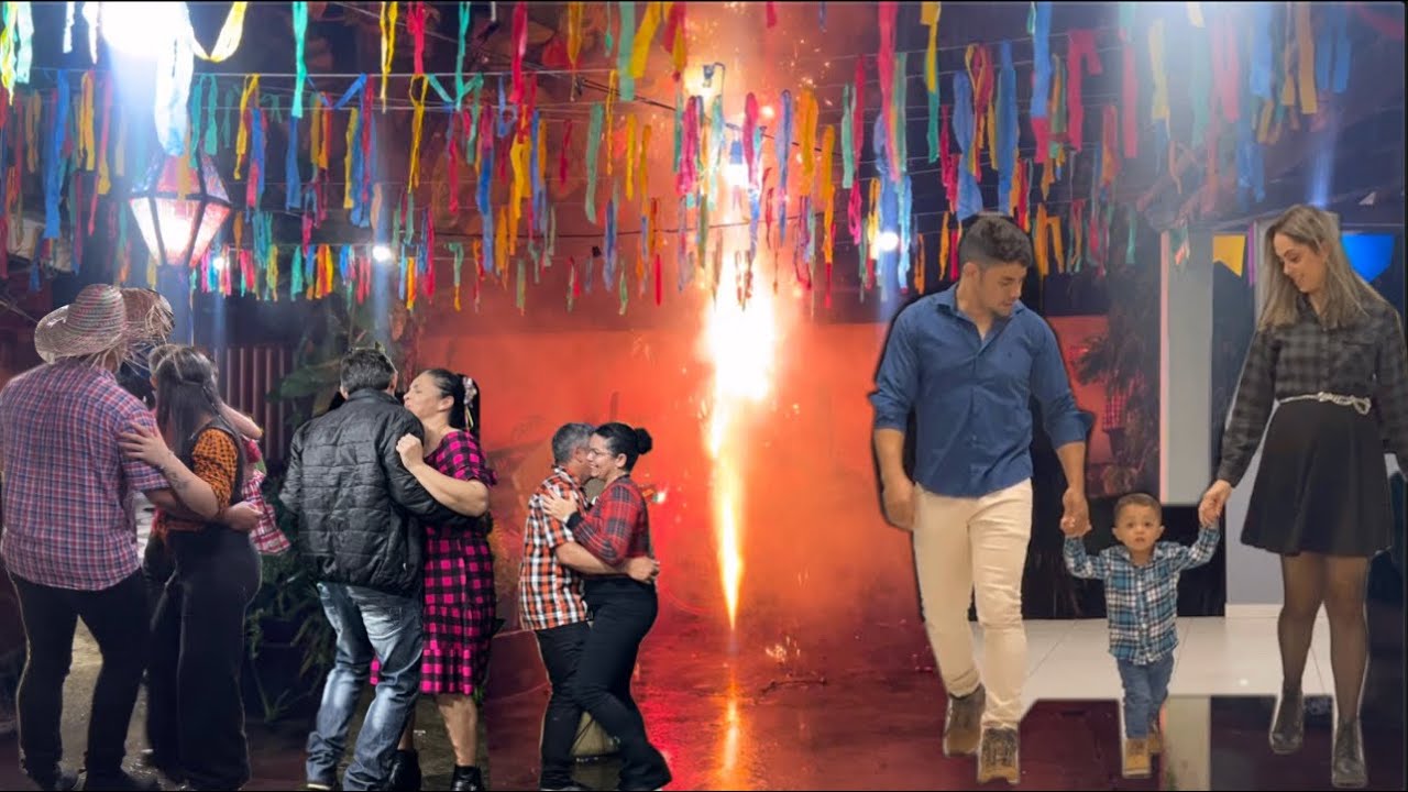 NOITE DE COMEMORAÇÕES E QUADRILHA COM A FAMÍLIA DANTAS!