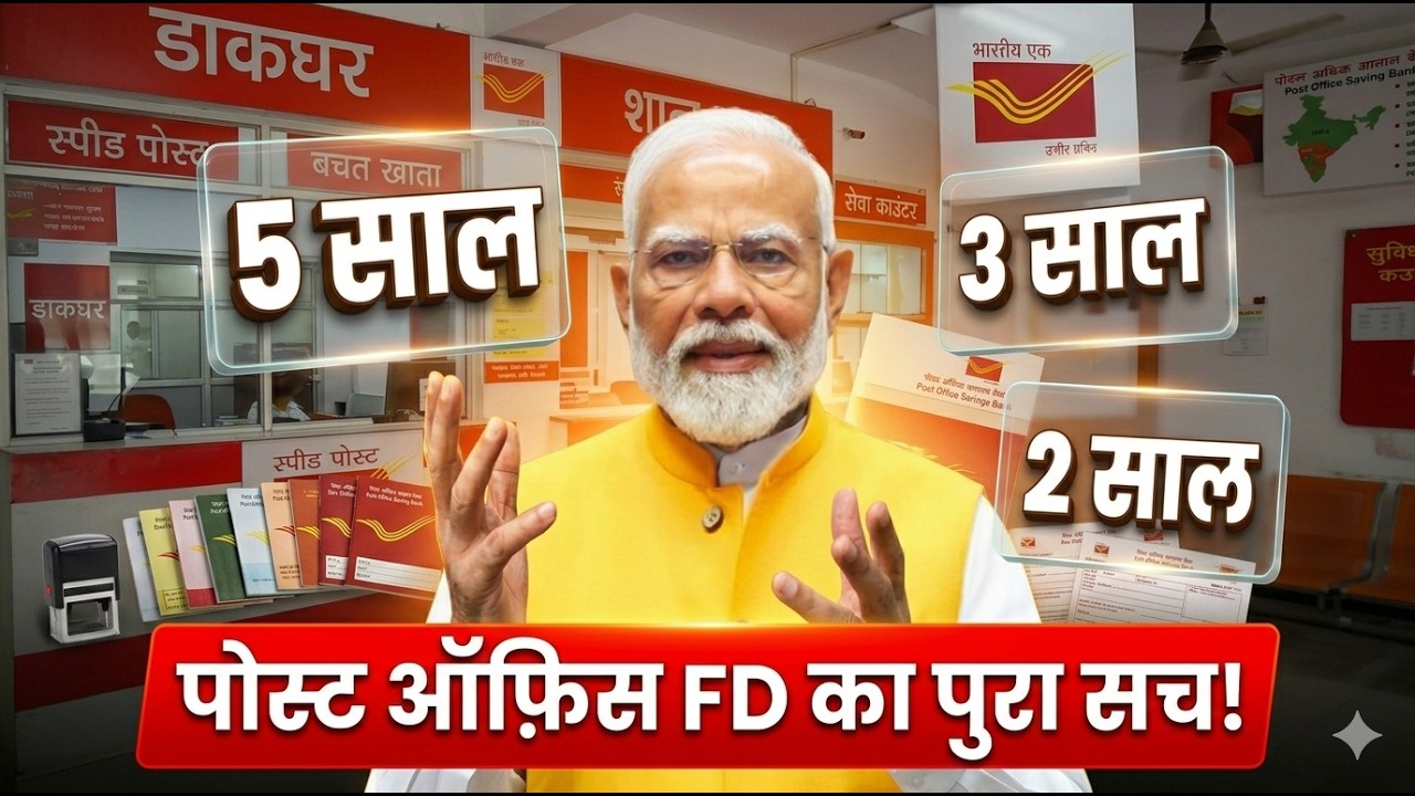 Post Office 1, 2, 3, & 5 Years Fixed Deposit 2026 | Interest Rates | Tax Benefits | Lock in 