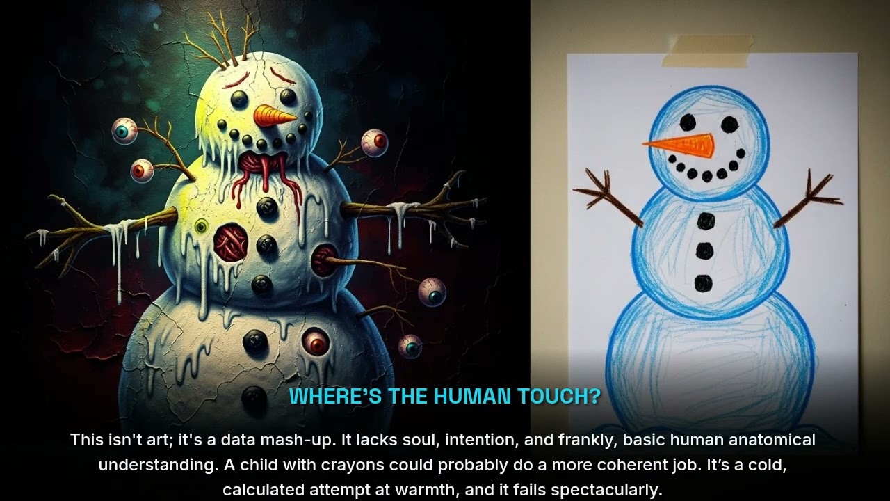 BROKEN AI CHRISTMAS MURAL: UK TOWN'S GHASTLY HORROR!