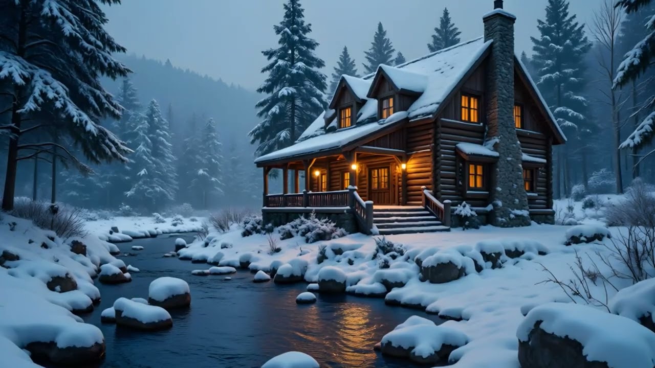 1 Hour Winter Piano Music — Peaceful Solo Piano for Stress Relief, Meditation & Deep Relaxation