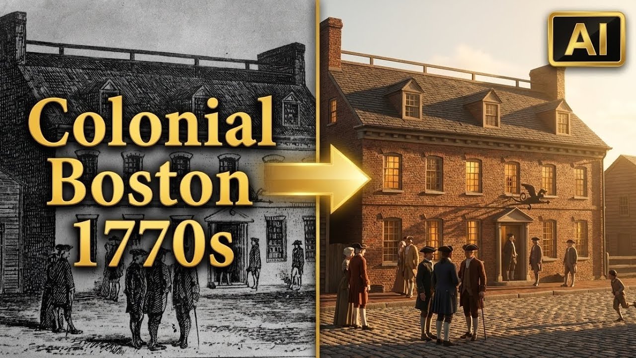 Boston 1770s: The American Revolution (AI Reconstruction)