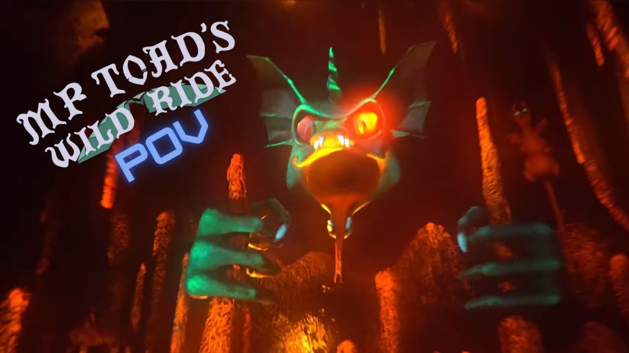 Disneyland Resort Mr Toad's Wild Ride POV 4k