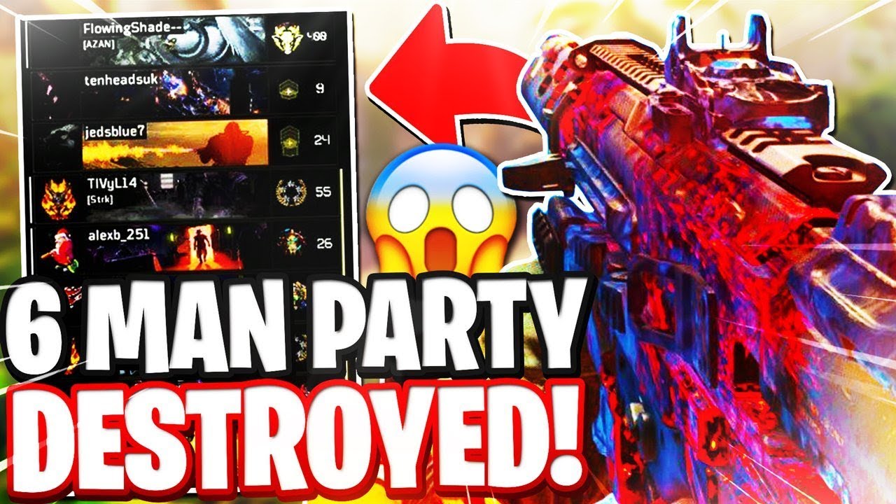 6 MAN TRYHARD PARTY EXPOSED.. (ULTIMATE DESTRUCTION)