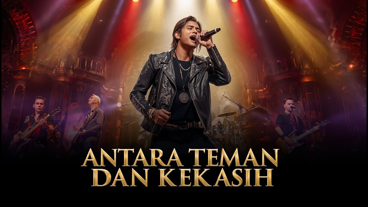 ANTARA TEMAN DAN KEKASIH (COVER HARD ROCK) - Riza Umami - COVER MUSIK MILENIAL