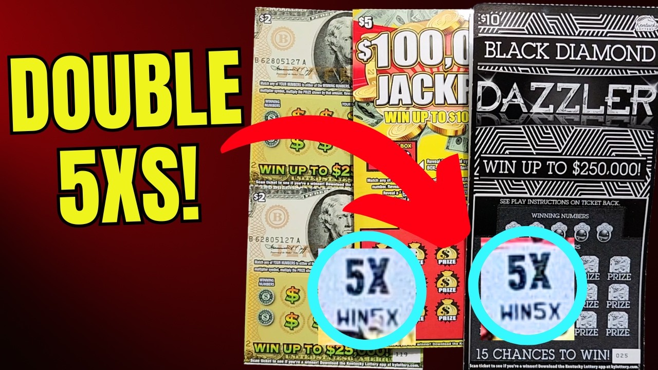 Удвойте выигрыш в 5 раз и многое другое‼️ Лотерейные билеты Jefferson, Jackpot и Black Diamond Da...