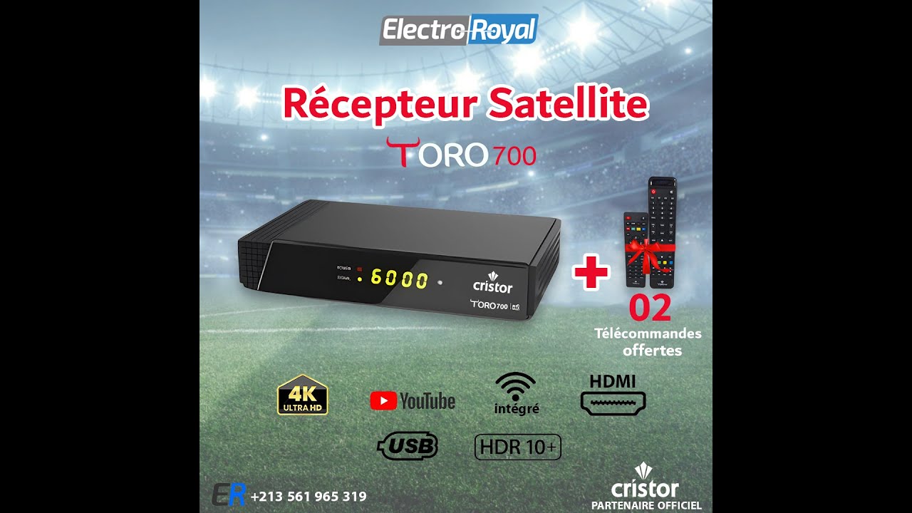 جهاز كريستور 700k4 مراجعة جهاز كريسطور 4K T 700 TORO