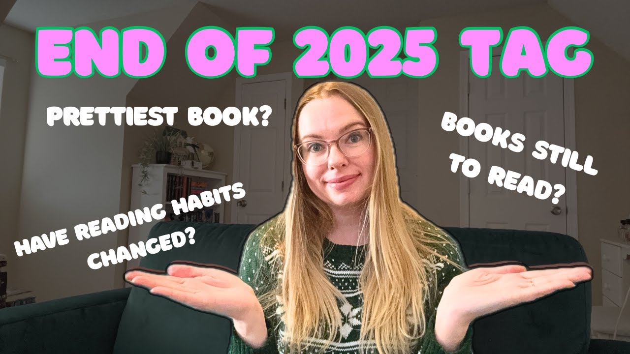 End of year book tag 🎄📚 2025