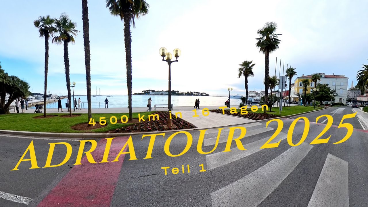 Vespa - AdriaTour 2025 - Teil 1 - Motorrad Reisedoku