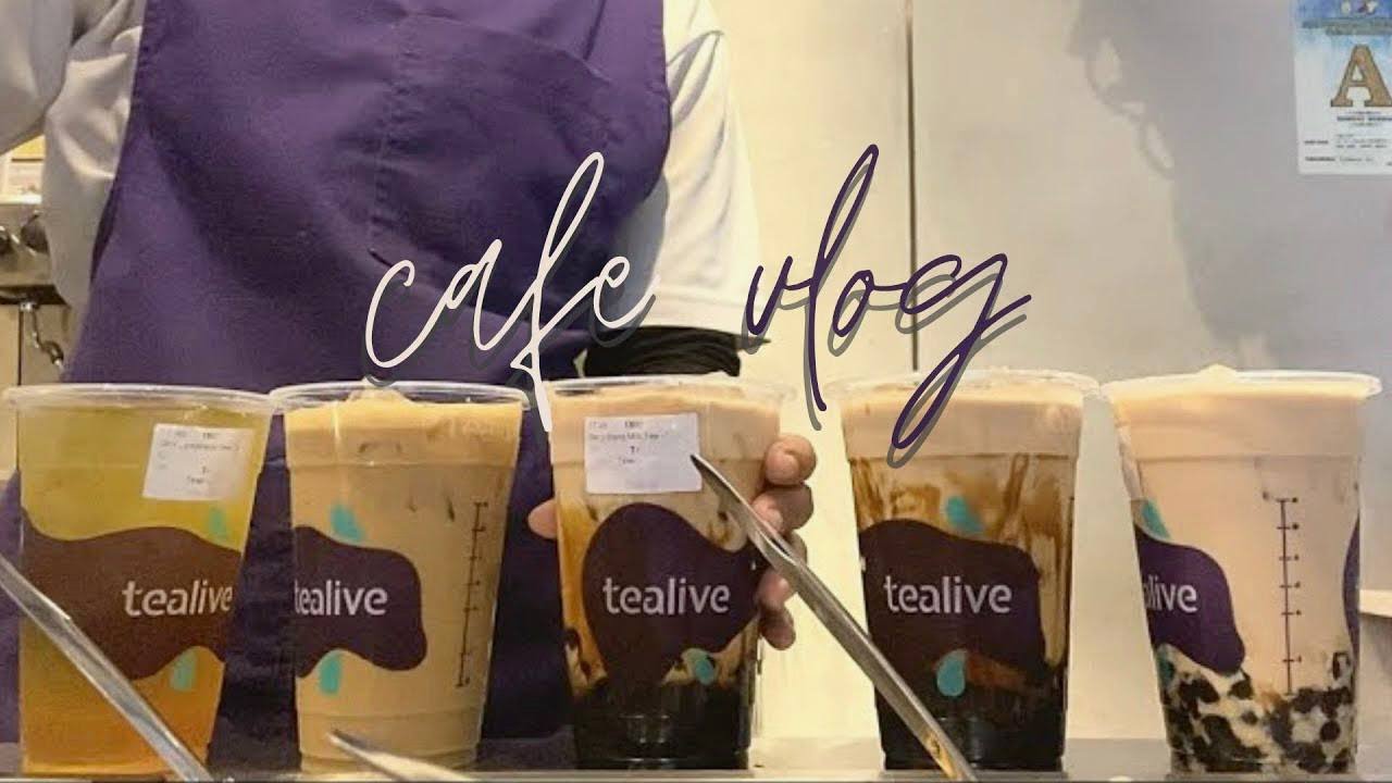 cafe vlog (tealive) #4 - 5 drinks at once! 🇲🇾