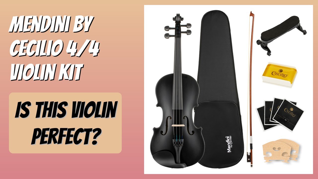REVIEW (2026): Mendini by Cecilio 4/4 Violin Kit. Features