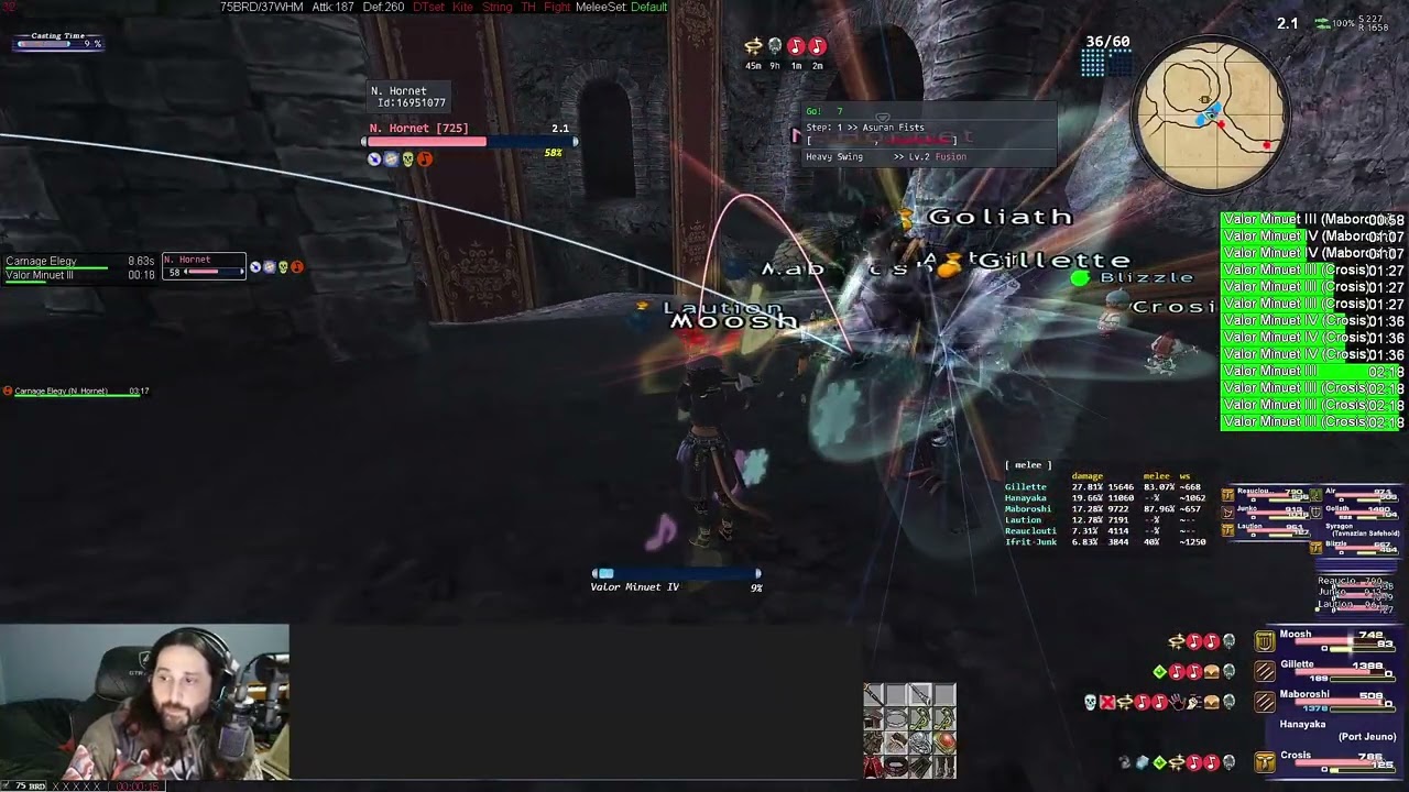#ffxi Classic [HorizonXI] - Dynamis Tavnazia BRD POV w/OmenFromFenrir