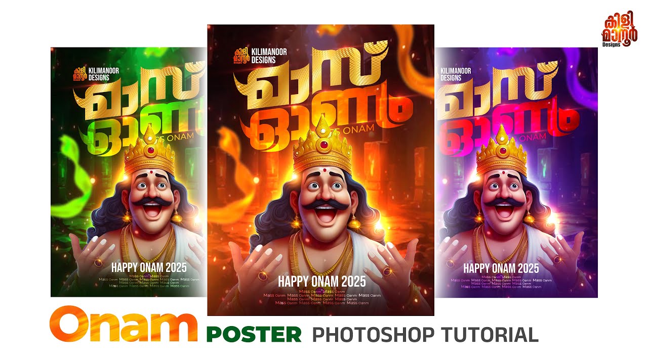 onam celebration trending poster