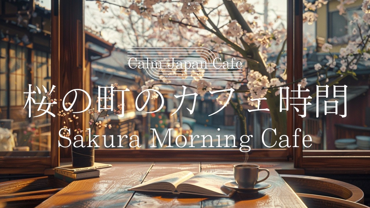 【朝カフェBGM】桜の町で過ごす穏やかな朝 🌸 作業用BGM｜カフェミュージック｜Chill & Relax｜2時間