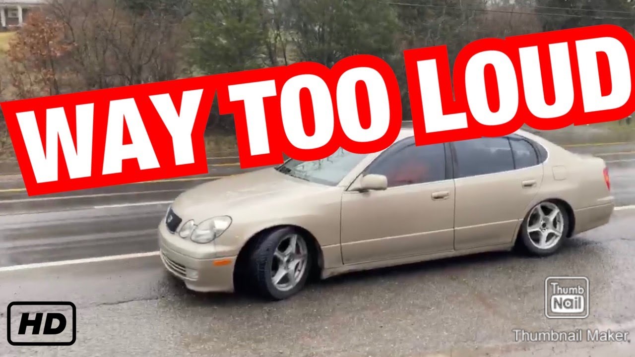 1998 Lexus GS 400 V8 TRUE DUAL EXHAUST w/ STRAIGHT PIPES!!