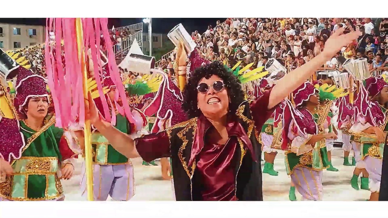 Assista a um clipe do Desfile das Escolas de Samba de Santos 2020!