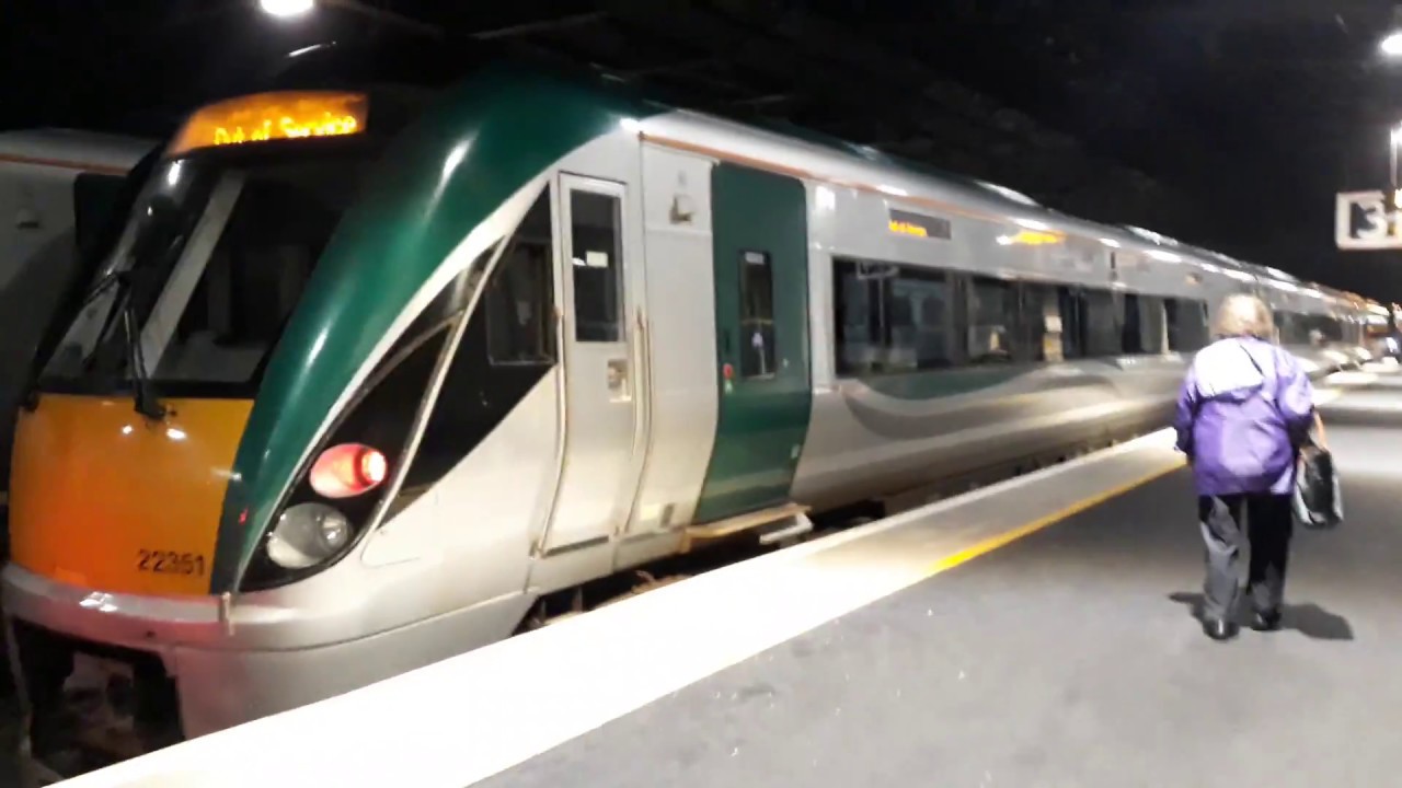 Boarding the train to Limerick Junction at Colbert Station in Limerick