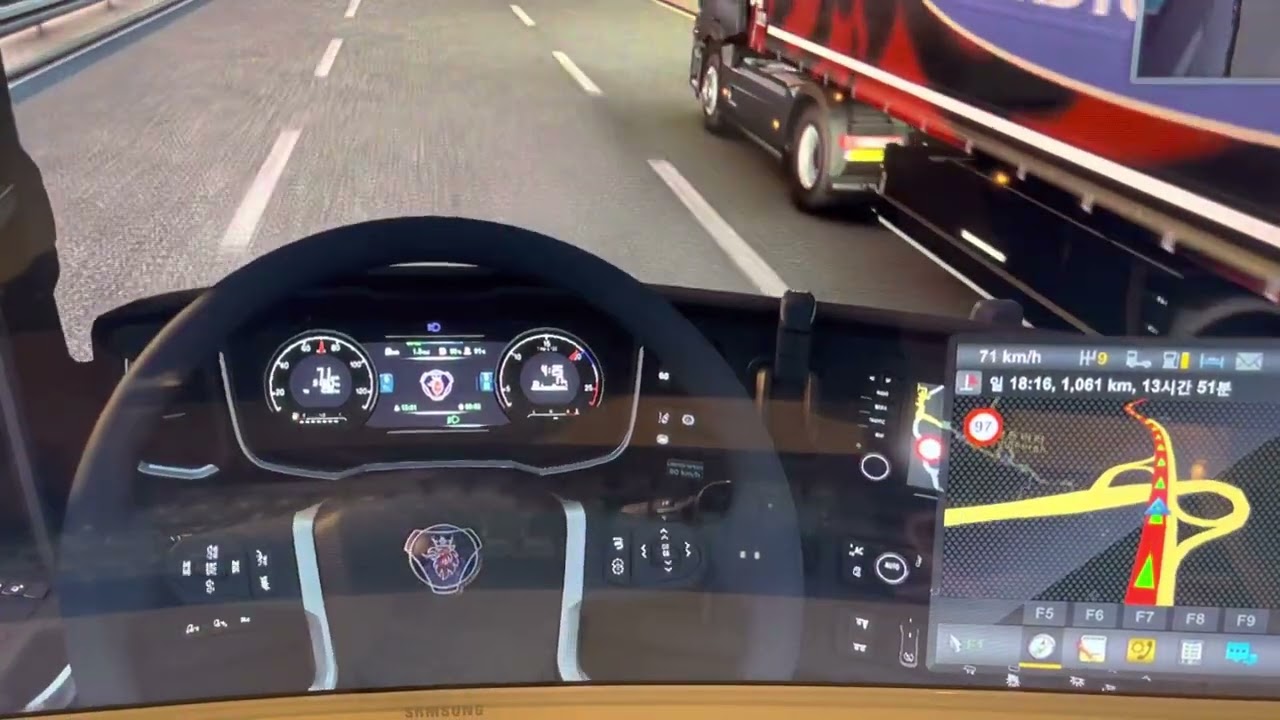 EURO Truck2 SCANIA S500 L6 (DC13) High RPM Engine Sound
