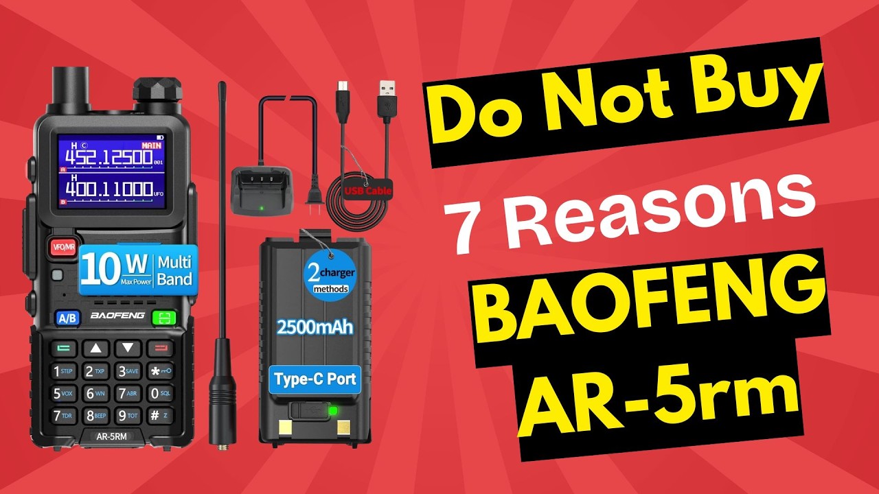 STOP! Don’t Buy the BAOFENG AR-5RM Long Range Radio Before Watching This!