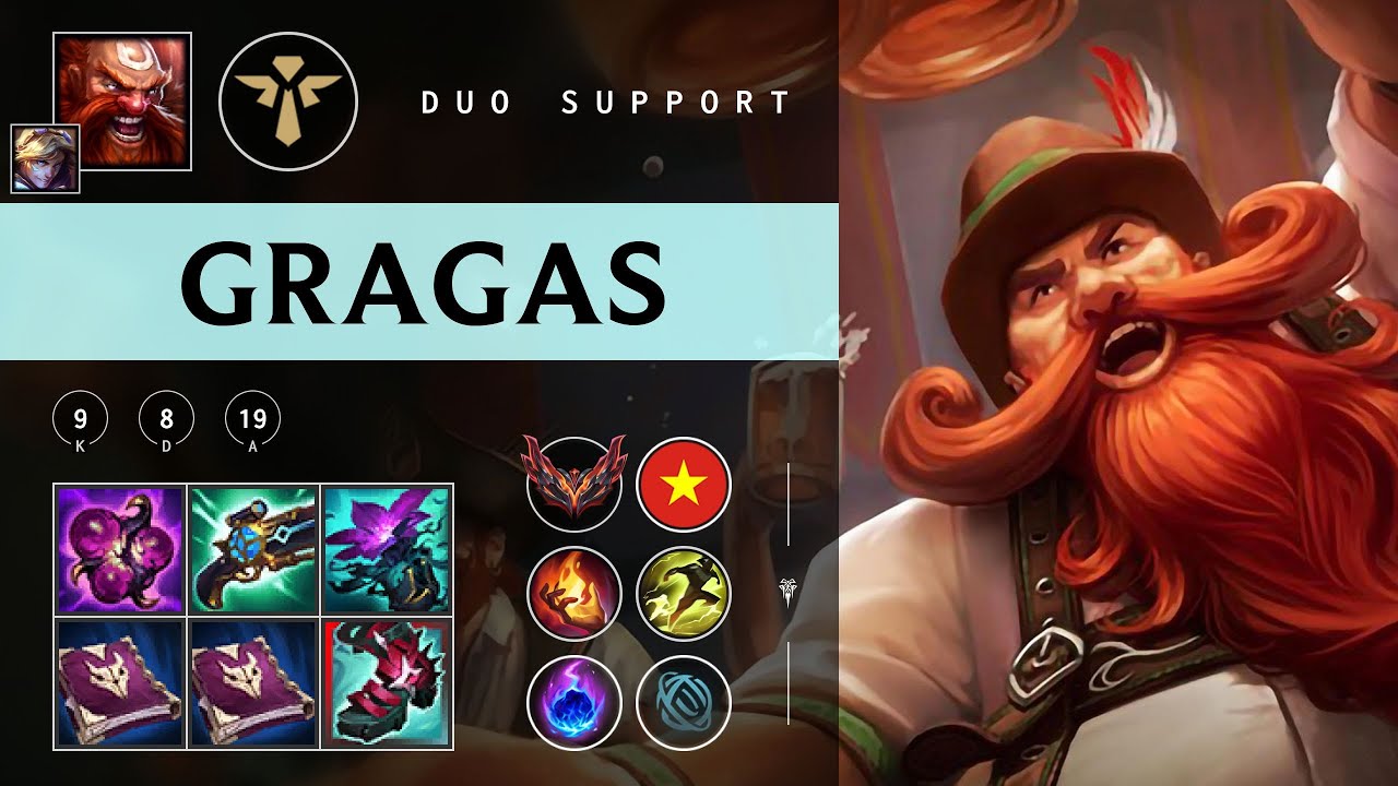 Gragas Support vs Leona - VN Grandmaster Patch 25.24